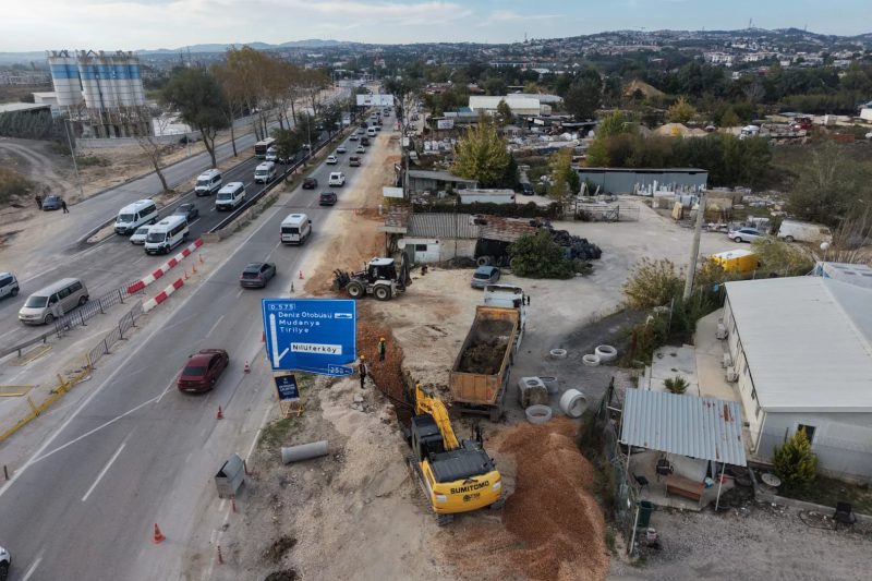 Bursa'da Altyapı Yatırımları Hız Kesmeden Devam Ediyor