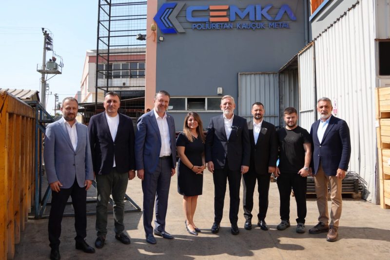 BTSO Başkanı Burkay ve MÜSİAD Bursa Başkanı Şenocak'tan CEMKA'ya Ziyaret