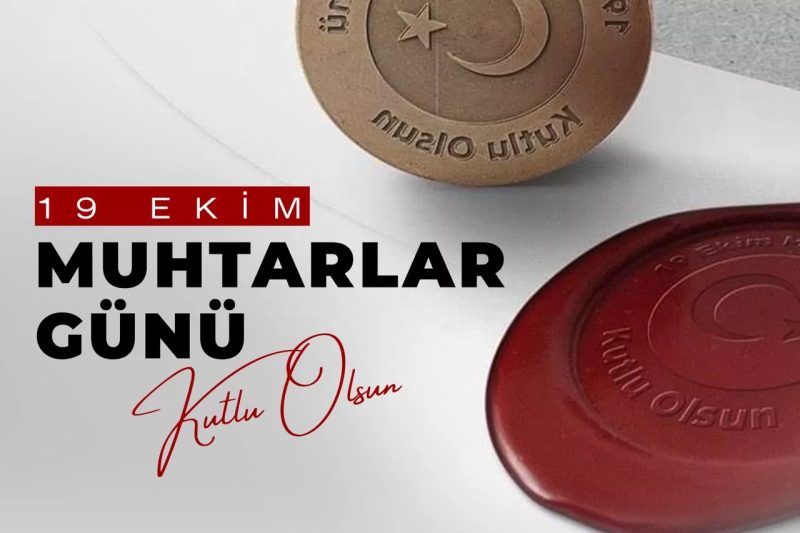 İçişleri Bakanlığı'ndan 19 Ekim Muhtarlar Günü Kutlama Mesajı