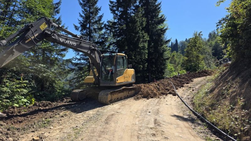 Şalpazarı'nda 11 Kilometrelik İçme Suyu Hattı Projesiyle Altyapı Güçleniyor