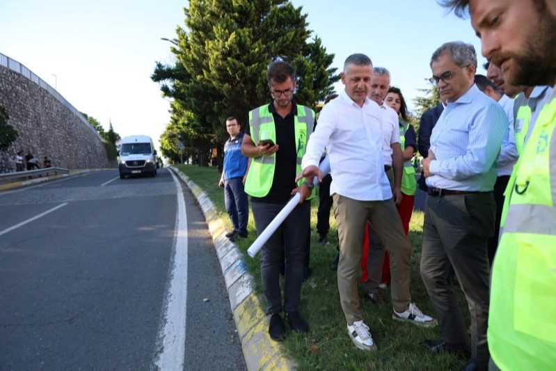 Kocaeli'de Santral Rampası'ndaki Üstyapı Çalışmaları Genel Sekreter Baraçlı Tarafından İncelendi