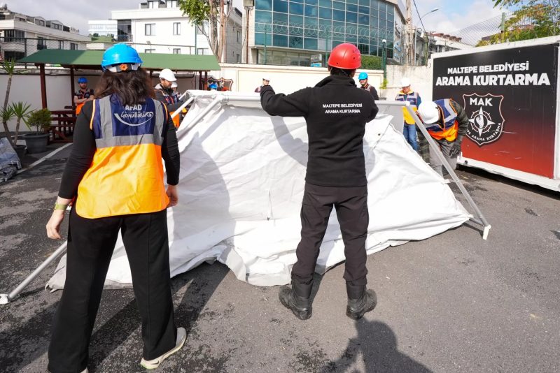 Maltepe Belediyesi Afetlere Karşı Kapsamlı Hazırlıklarını Sürdürüyor