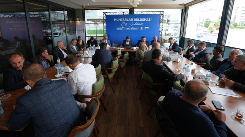 Büyükşehir Belediyesi Pazarcık'ta Muhtarlarla Buluştu, Talepleri Dinledi