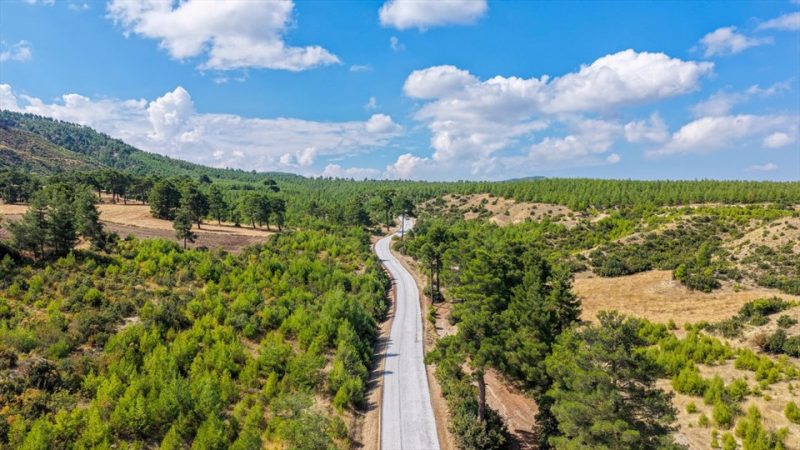 Denizli'de 9 Kilometrelik Kırsal Yol Hizmete Girdi, Ulaşım Kolaylaştı
