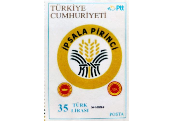 İpsala Pirinci, PTT'nin Özel Posta Pulunda Yer Aldı