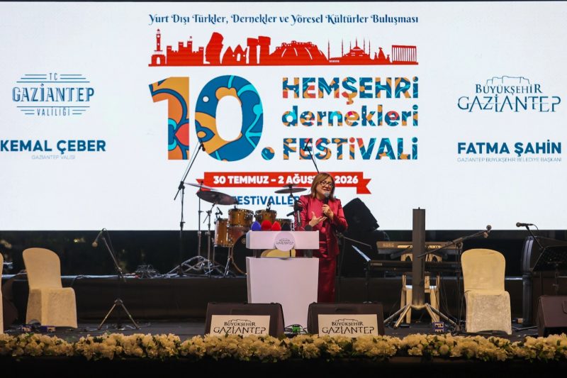 Gaziantep'te Hemşehri Dernekleri Festivali Coşkuyla Açıldı