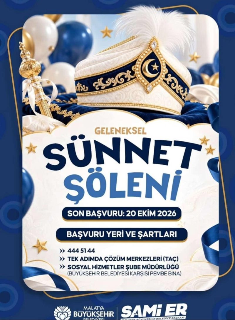 Malatya'da İhtiyaç Sahibi Çocuklar İçin Geleneksel Sünnet Şöleni