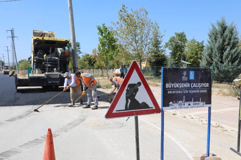 Bursa'da İnegöl Cumhuriyet Mahallesi'nde Ulaşım Ağı Güçlendirildi