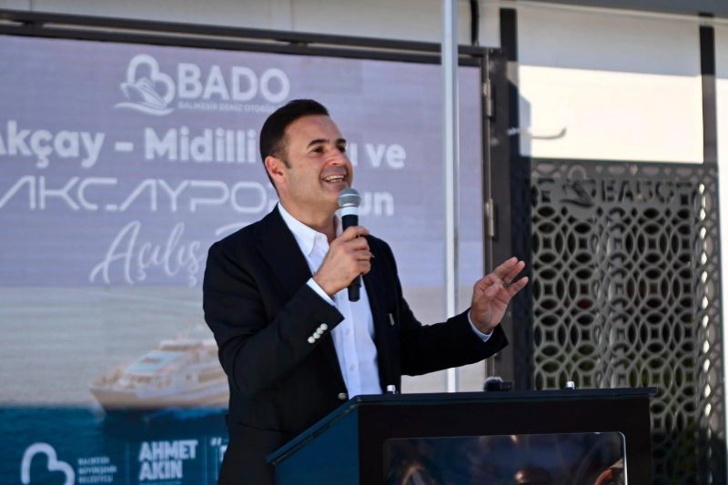 Balıkesir'de Akçay-Midilli Feribot Hattı Hizmete Girdi, Akçayport Yeniden Canlandı
