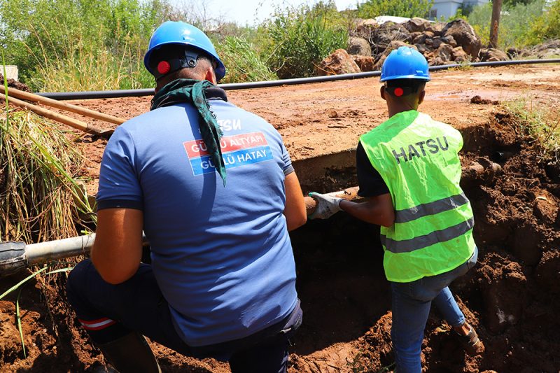 Hatay'da 15 ilçede içme suyu altyapısı yenileniyor, yeni kuyular ve depolar hizmete girdi