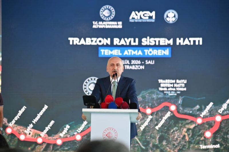 Trabzon'da Raylı Sistem Projesi İçin İlk Adım Atıldı