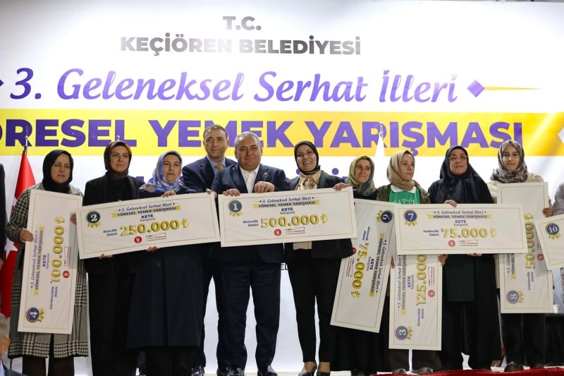 Keçiören'de Yöresel Lezzetler Yarışması Ödül Töreniyle Tamamlandı