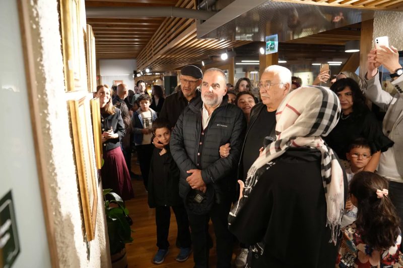Konya'da Geleneksel Ebru Sanatı Öğrencilerinden Etkileyici Sergi
