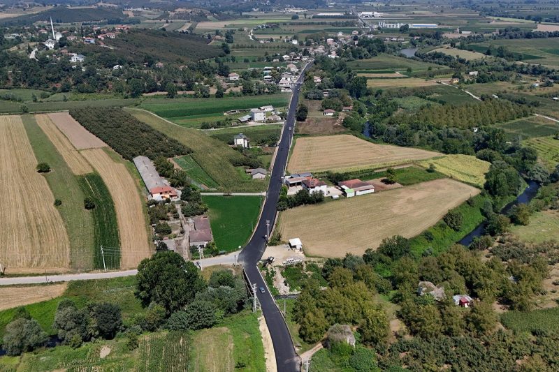 Sakarya'da 9,5 Kilometrelik Grup Yolu Modern Bir Ulaşım Hattına Dönüştü