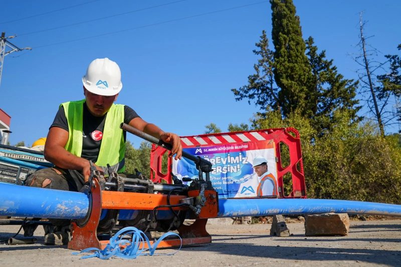 MESKİ, Aydıncık'ta İçme Suyu Altyapısını Yenileyerek Basınç Sorununu Çözdü
