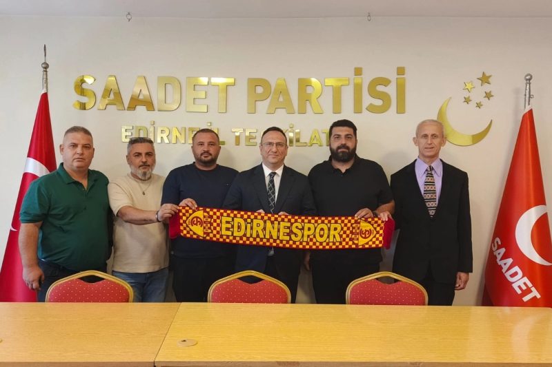 Edirnespor Yönetimi Saadet Partisi'ni Ziyaret Etti: Stadyum Projesinde Somut Adım Beklentisi