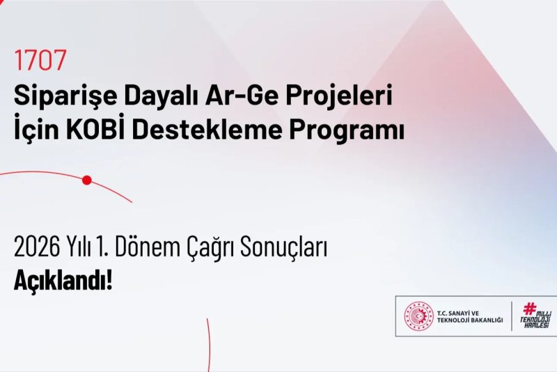 TÜBİTAK 1707 Programı 2026 Yılı İlk Dönem Destek Sonuçları Açıklandı