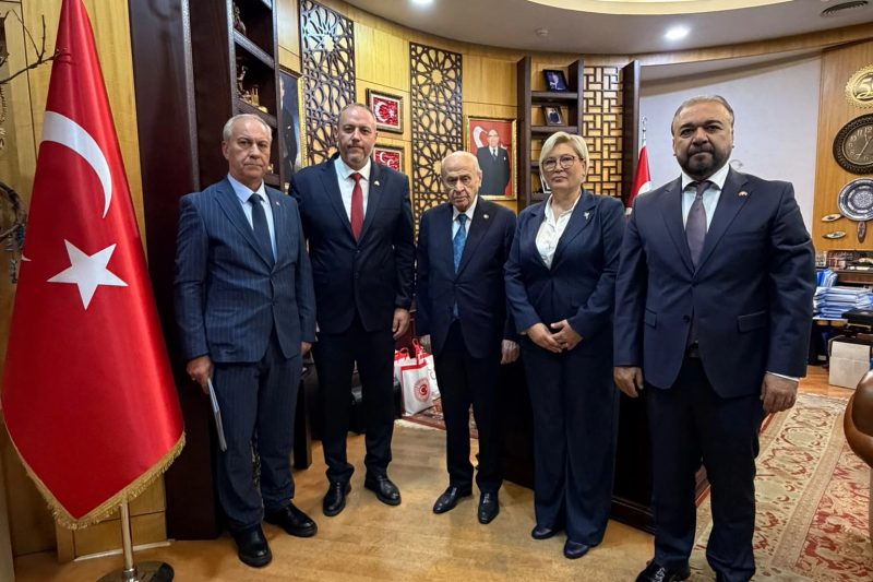MHP Edirne Teşkilatı, Genel Başkan Devlet Bahçeli'yi Ziyaret Etti