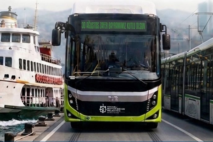 Kocaeli'de 30 Ağustos Zafer Bayramı'nda Toplu Taşıma Ücretsiz Olacak