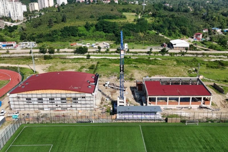 Ordu'da Modern Spor Kompleksi İnşaatı Hızla İlerliyor