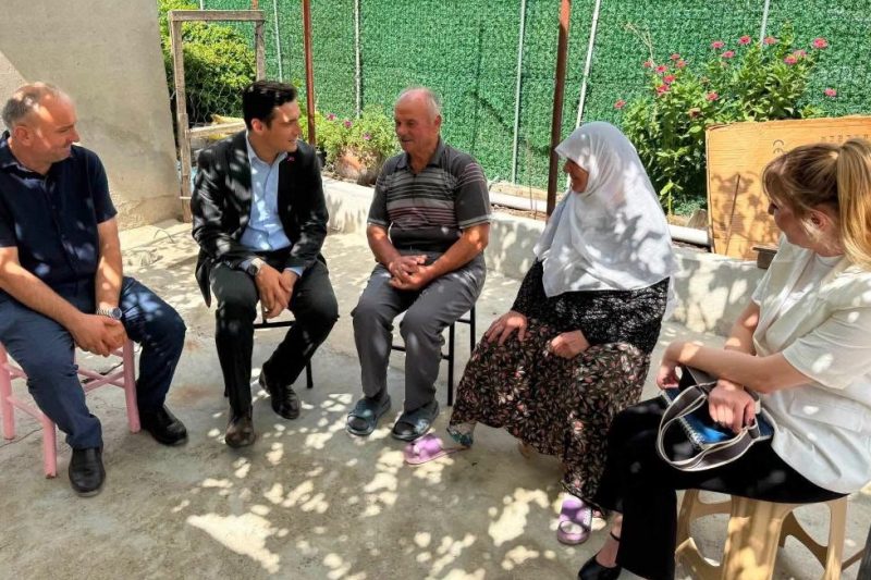 İpsala Kaymakamı Güzel'den Sultanköy'e Ziyaret: Gaziler ve Vatandaşlarla Buluştu