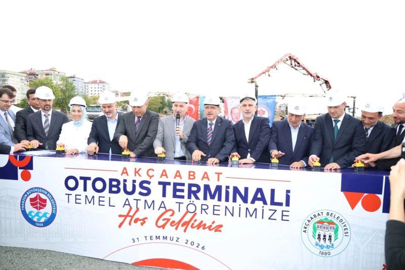 Akçaabat'ın Yeni Otogarı İçin Temel Atıldı
