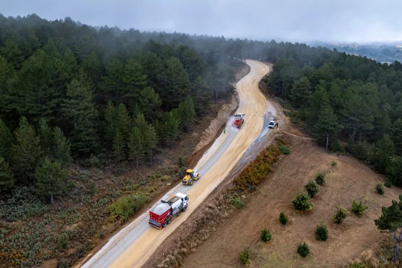 Demirci'nin Söğütçük Mahallesi'ne 11 Kilometrelik Yeni Yol