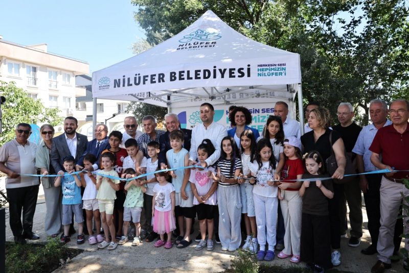 Nilüfer'de 3 Bin 424 Metrekarelik Mehmetçik Parkı Açıldı