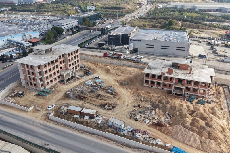 Çayırova'da Mesleki Eğitim Projesinde Kaba İnşaat Tamamlandı