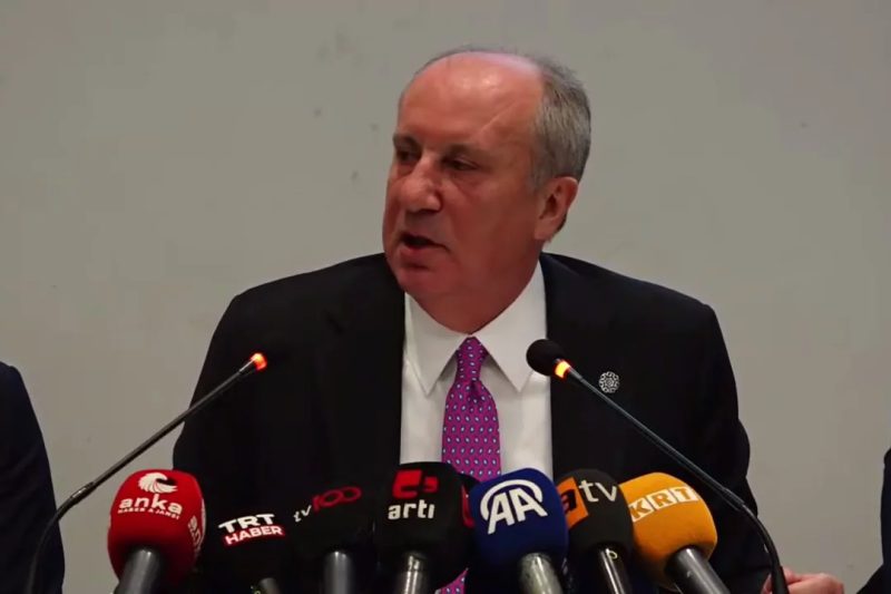 Muharrem İnce'den Üsküdar'daki Seçim Sonrası Tepki: 'Millet İradesi Gasp Edilmiştir'