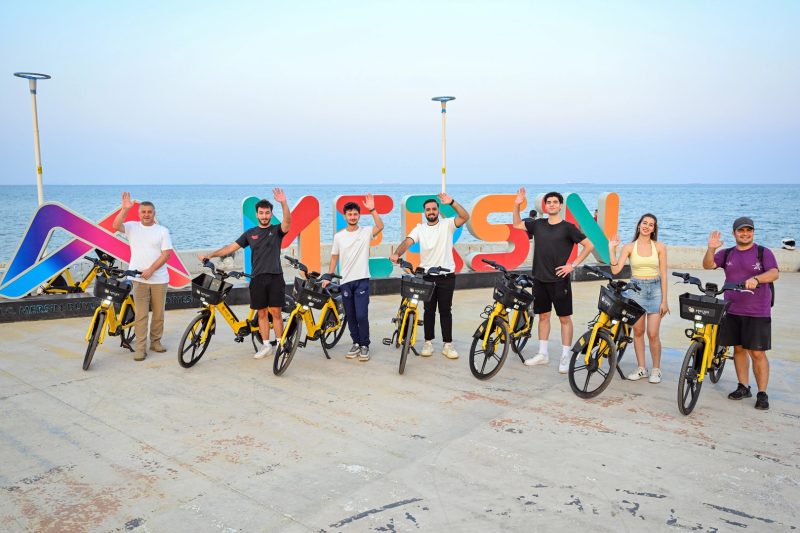 Mersin'de Elektrikli Bisiklet Sistemi MERBİS Gençlerden Tam Not Aldı