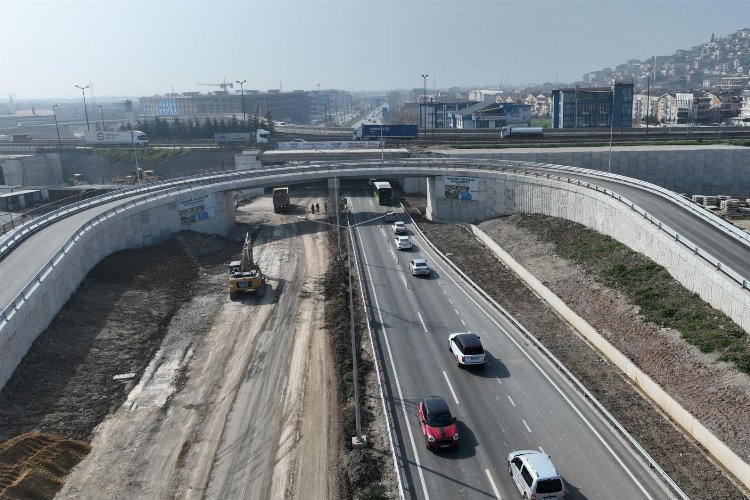 Kocaeli’de Yeşilova-Solaklar Kavşağında sona doğru