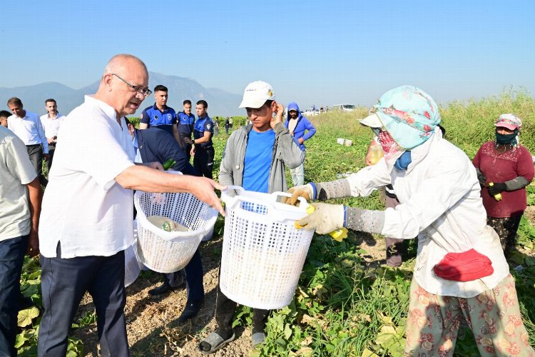 Manisa’da tarım emekçileriyle hasat vakti buluşması