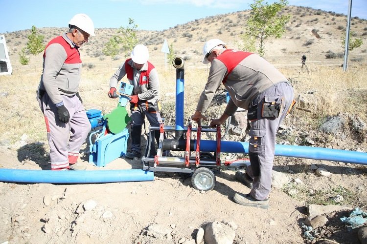 Kayseri Melikgazi’de tarımsal sulamayla yüksek su verimi