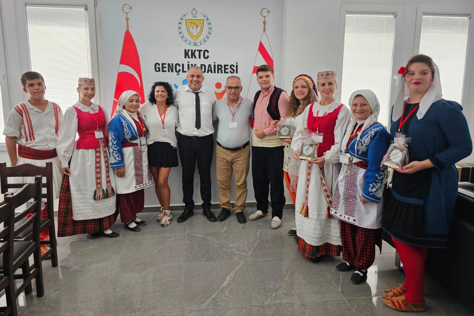Bursa Zafer Halkoyunları Derneği KKTC’yi fethetti