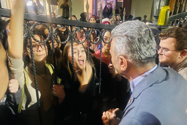 CHP Bursa’dan yurt öğrencilerinin protestosuna destek