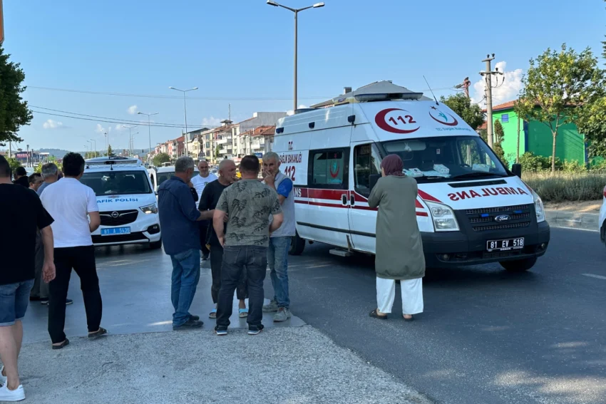 Düzce’de trafik kazası: 1 ağır yaralı