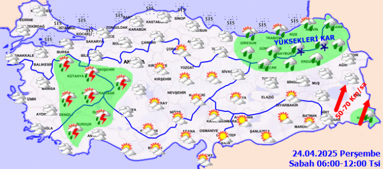 Türkiye’de yerel sağanak alarmı! Kuvvetli rüzgar da geliyor