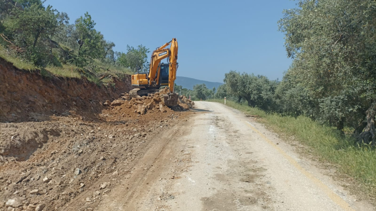 Muğla’da Milas’ın kırsal mahallesine ulaşım yatırımı