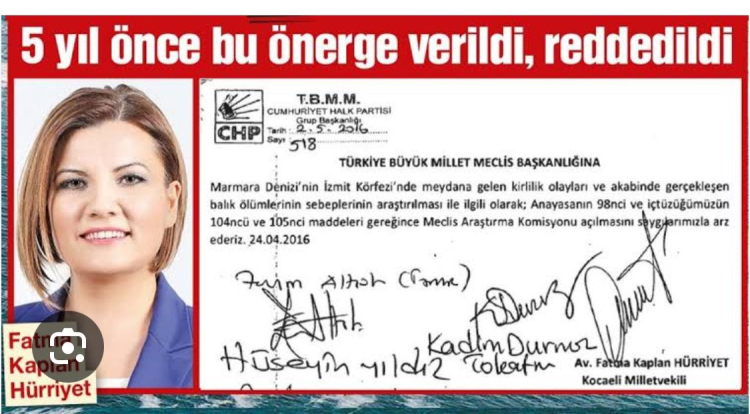 Başkan Hürriyet’ten ‘müsilaj’ vurgulu ‘deprem’ mesajı