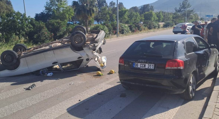 Antalya Finike’de trafik kazası: 1 yaralı