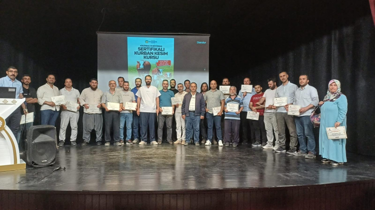 Malatya’da sertifikalı kurban kesim elemanı eğitimi