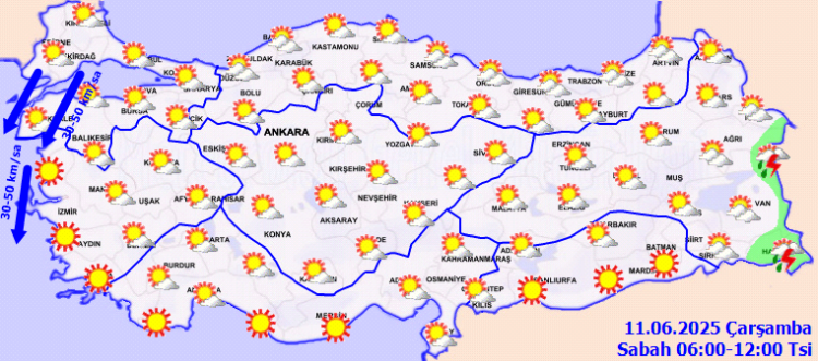 Meteorolojiden ‘kuvvetli rüzgar’ uyarısı: Bu bölgelerde dikkat!