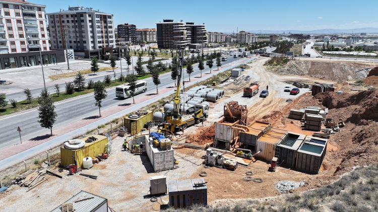 Konya’da mikro tünelle altyapı güçlendiriliyor
