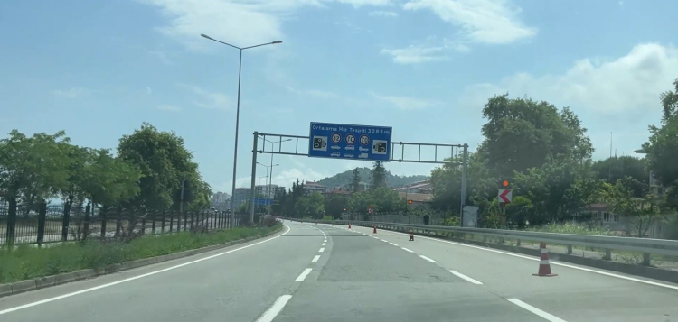 Karadeniz Sahil Yolu’nda trafik EDS ile güvende