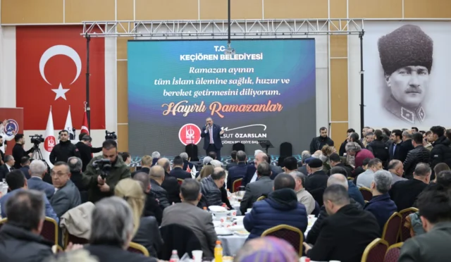 Keçiören'de AHİD iftar programı, protokol ve vatandaşların katılımıyla gerçekleşti