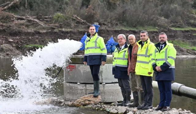 Balıkesir'de içme suyu sorununun çözülmesini simgeleyen görsel