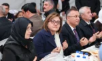 Gaziantep ve Halep halkının birlikte kurduğu 10 bin kişilik iftar sofrası