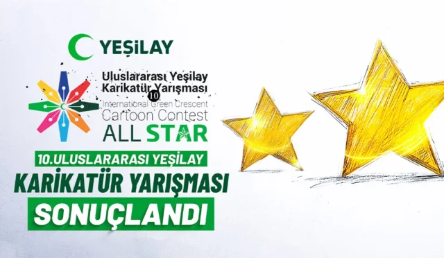 10. Uluslararası Yeşilay Karikatür Yarışması All Star Ödülleri kazananları