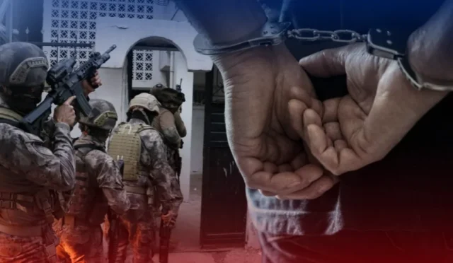 29 ilde DEAŞ terör örgütüne yönelik düzenlenen operasyonda gözaltına alınan şüpheliler ve polis ekipleri